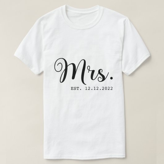 RD Specialiseerde de heer en mevrouw, Custom Wifey T-shirt (Design voorkant)