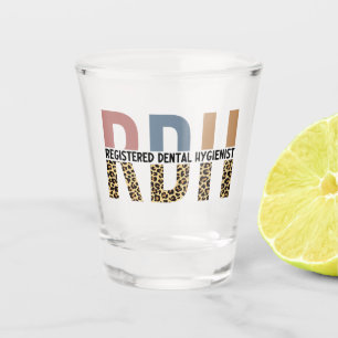 RDH geregistreerde tandheelkundige hygiënist Loopa Shot Glas