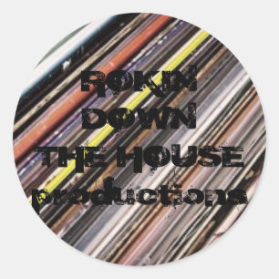 RDHprod. Stacked Records-Sticker Ronde Sticker
