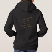 RDOG Classic Gratitude Hoodie - zwart (Achterkant)