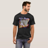 RDR Texas Music Black T-Shirt (Voorkant volledig)