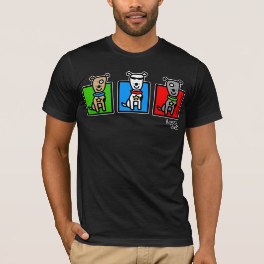 RDR - Todd Parr (3 honden) T-shirt (Voorkant)