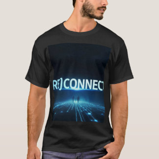 (RE)CONNECT - Menselijke Connectie Sci-Fi Neon Kun T-shirt