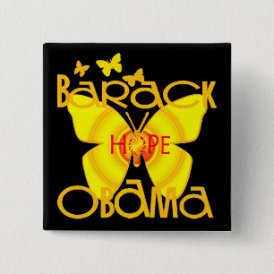 Re Elect Barack Obama 2012 Vierkante Button 5,1 Cm