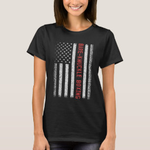 Re-knuckle Boksen Amerikaanse Vlag 4 juli Vrouwen T-shirt