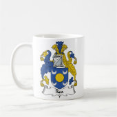 Rea Family Crest Koffiemok (Links)