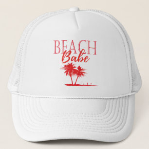 Rea Theme Palm strand Trucker Pet