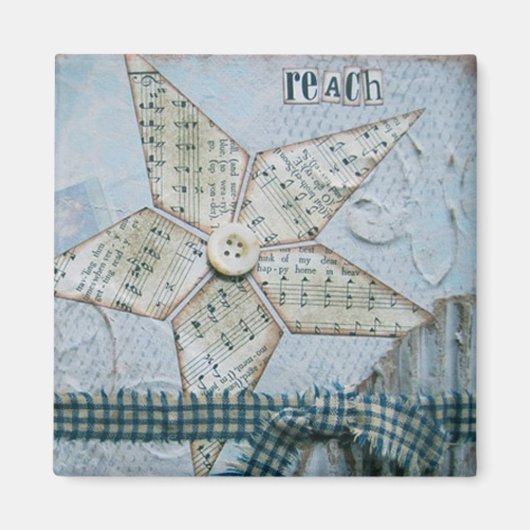 "Reach" Art Magnet par Nancy Lefko (Devant)