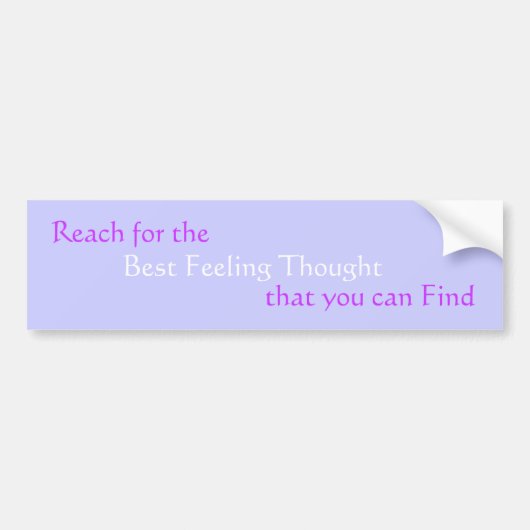 Reach bumper sticker (Voorkant)