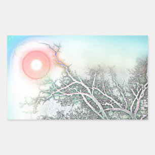 Reach for the Sky Rechthoekige Sticker