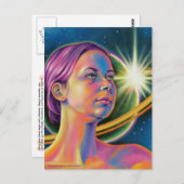 Reach for the Stars - Carte postale Inspirative (Devant / Derrière)