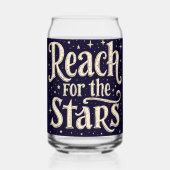 Reach for the Stars Celestial Typography Art (Verso)