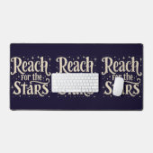 Reach for the Stars Celestial Typography Art (Clavier et souris)