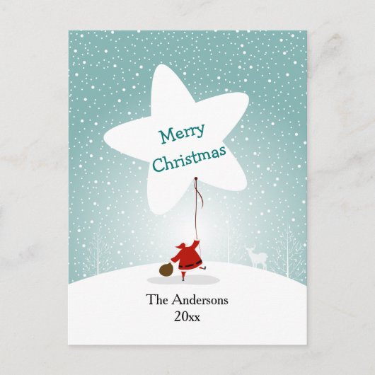 Reach Star KerstBriefkaart Briefkaart (Voorkant)