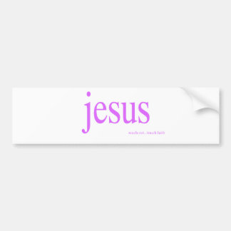 Reach uit, Tik op het geloof! Bumpersticker