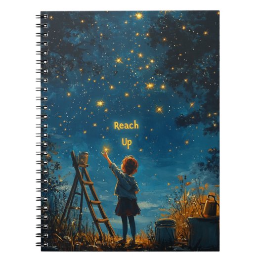 Reach Up Ladder Journal Hoesje – Motivatie Notitieboek (Voorkant)