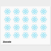 React is Stickers, Mokken, T-shirts en nog veel me Ronde Sticker (Vel)