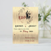 Reactiekaart RSVP Kaartje (Staand voorkant)