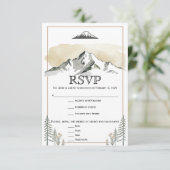 Reactiekaart RSVP Kaartje (Staand voorkant)