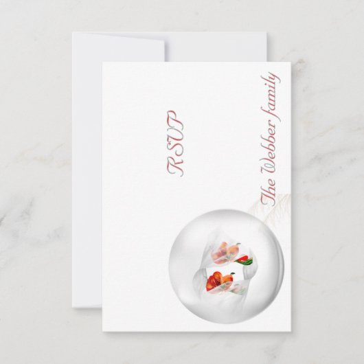 Reactiekaart RSVP Kaartje (Voorkant)