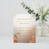 Reactiekaart RSVP Kaartje (Staand voorkant)