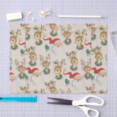 reactiepapier voor het ontwerp van de kerstman tissuepapier (Craft)