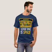 Reactieve Hond Trainende Hondentrainer Reactieve H T-shirt (Voorkant volledig)