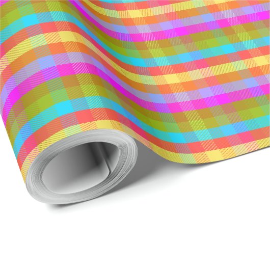 Reactive Plaid CR Cadeaupapier (Rol Hoek)