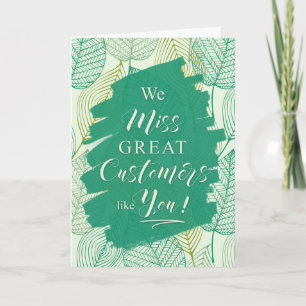 Reactivering van Green Botanical Business-klanten Aankondiging