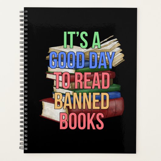Read Banned Books Librarian Bookworm Book Reader Planner (Voorkant)