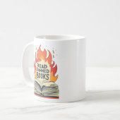 Read Banned Books! Mug Koffiemok (Voorkant links)