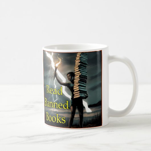 Read Banned Books - Mug Koffiemok (Rechts)