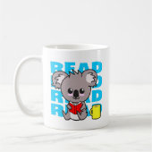 Read : Cute Koala Reading Book & Coffee Mug (Gauche)