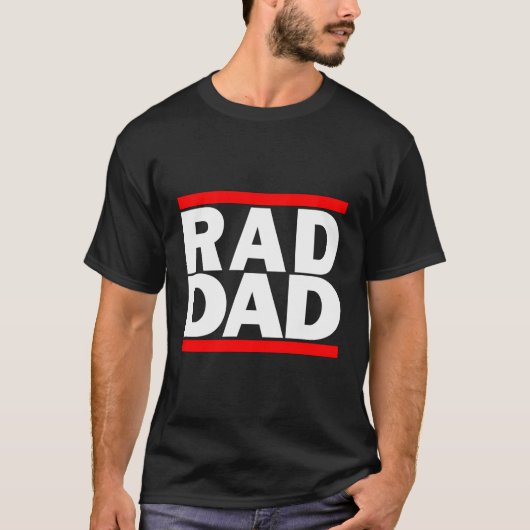 Read Dad Retro Hip Hop Vaderdag T-shirt (Voorkant)