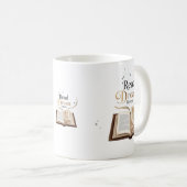 Read Dream Repeat Ceramic Mug - Flaming Book  (Devant droit)