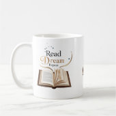 Read Dream Repeat Ceramic Mug - Flaming Book  (Gauche)