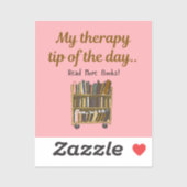 Read More Books – Book Lover Therapy Sticker (Vel)