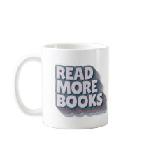 Read More Books Retro Typography Mug