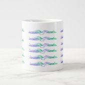 Read More in Green and Blue Extra Grote Beker (Voorkant)