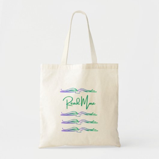 Read More while Shopping  Tote Bag (Voorkant)