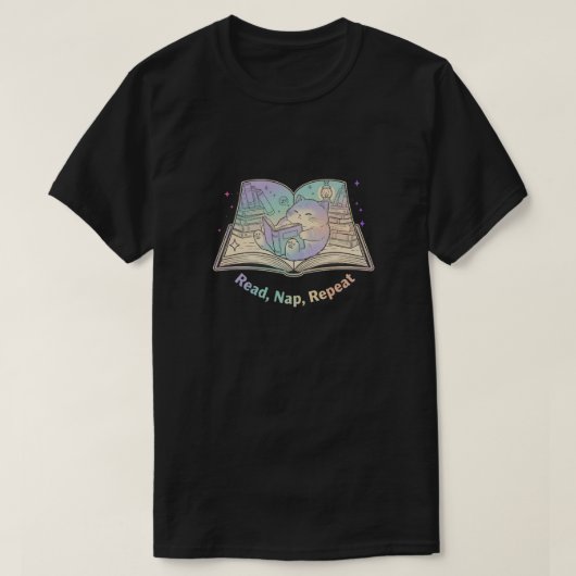 READ, NAP, REPEAT T-SHIRT (Design voorkant)