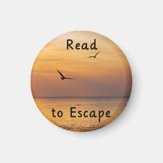 Read to Escape Magnet | Book Lover Reading Quote Magneet