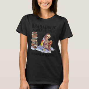 Readaholic negeert vrienden voor lezen Slo T-shirt