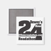 Readathon Magnet 24 heures de Dewey (Recto/Verso)