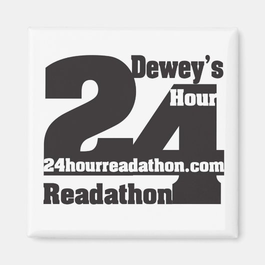 Readathon Magnet 24 heures de Dewey (Devant)