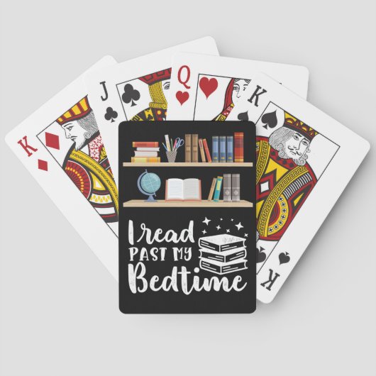 Reader Gift I Read Before My Bedtime Pokerkaarten (Achterkant)