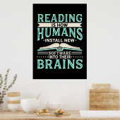 Reader Gift Reading New Brain Poster (Keuken)