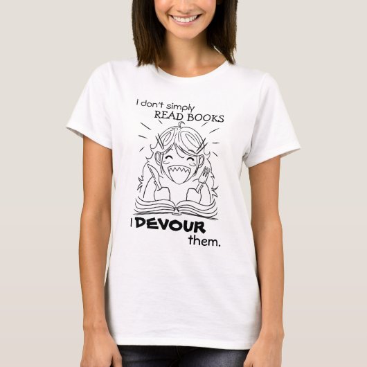 Reader Girl Eats Shirt (Voorkant)