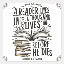 Reader Lives-Sticker