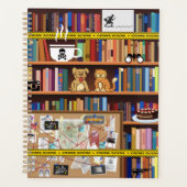 Readers Cozy Mysteries Lovers Library Bookshelf Planner (Voorkant)